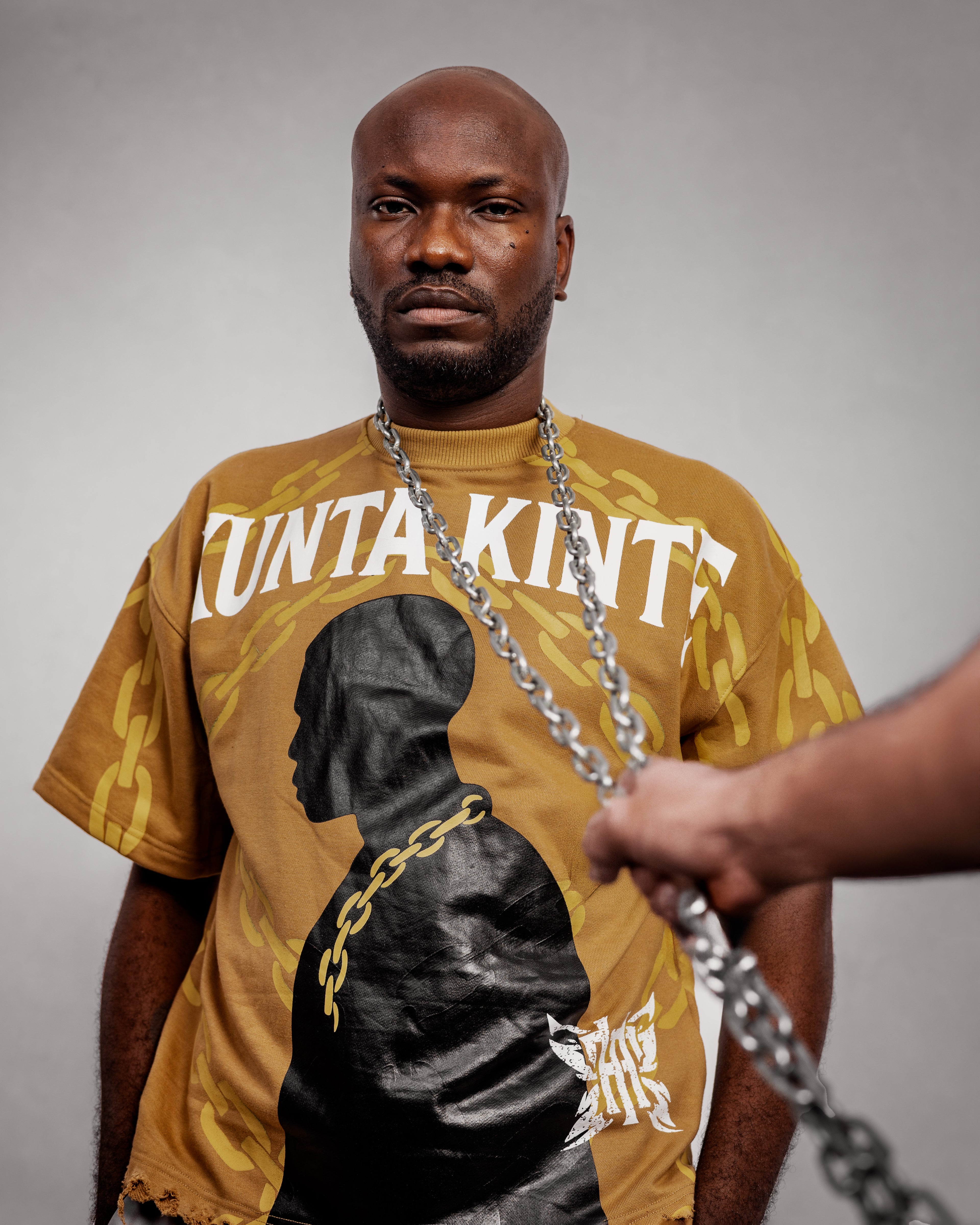 Heritage Chain Tee — Mustard